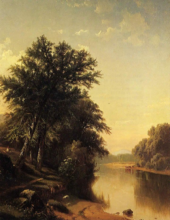 Alfred Thompson Bricher By the River